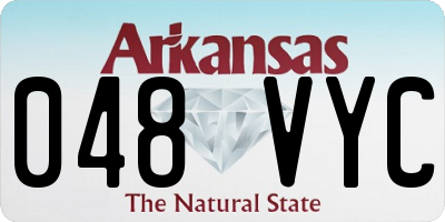 AR license plate 048VYC
