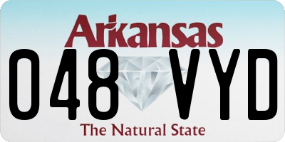 AR license plate 048VYD