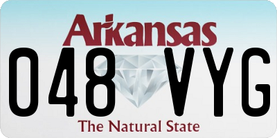 AR license plate 048VYG