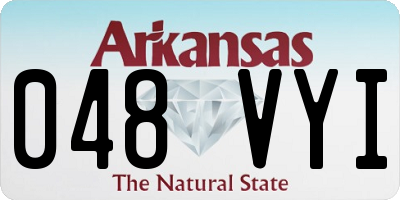 AR license plate 048VYI