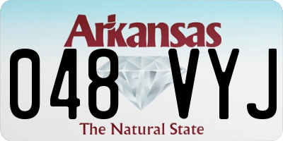 AR license plate 048VYJ