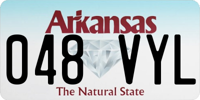 AR license plate 048VYL