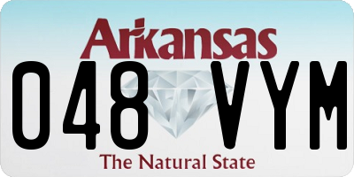 AR license plate 048VYM
