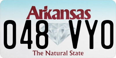AR license plate 048VYO