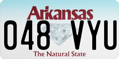 AR license plate 048VYU