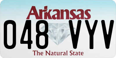 AR license plate 048VYV