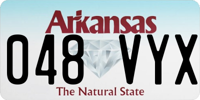 AR license plate 048VYX