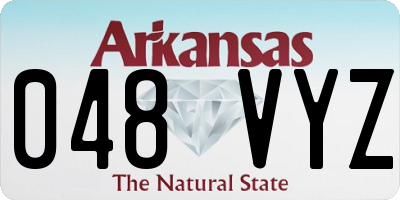 AR license plate 048VYZ