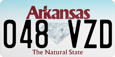 AR license plate 048VZD