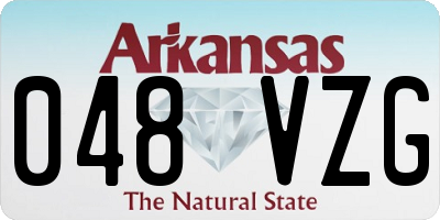 AR license plate 048VZG