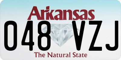 AR license plate 048VZJ
