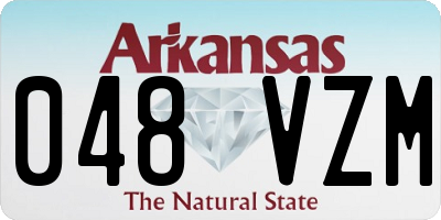 AR license plate 048VZM
