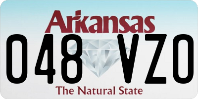 AR license plate 048VZO