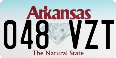AR license plate 048VZT