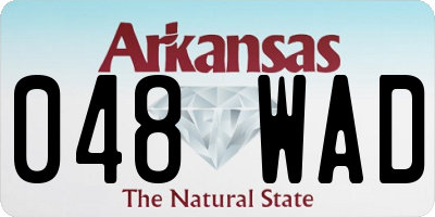 AR license plate 048WAD