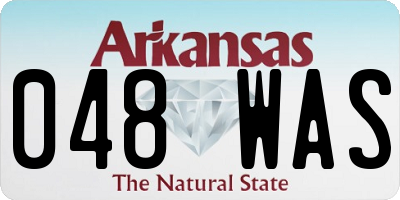 AR license plate 048WAS