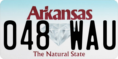 AR license plate 048WAU