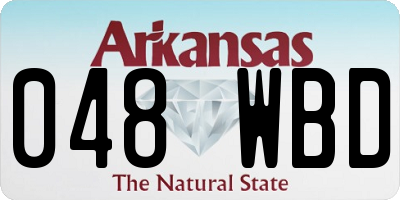 AR license plate 048WBD