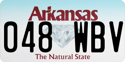 AR license plate 048WBV