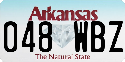 AR license plate 048WBZ