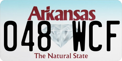 AR license plate 048WCF