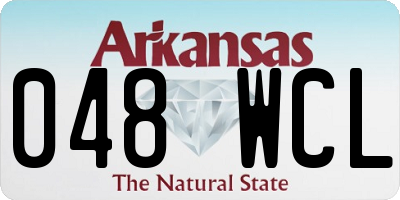 AR license plate 048WCL