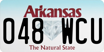 AR license plate 048WCU
