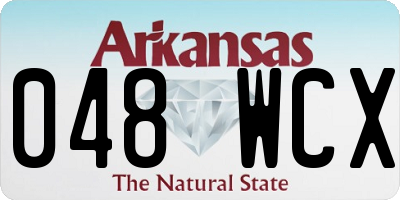 AR license plate 048WCX