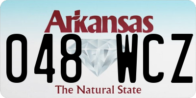AR license plate 048WCZ
