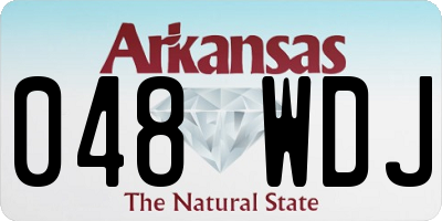 AR license plate 048WDJ