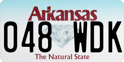 AR license plate 048WDK
