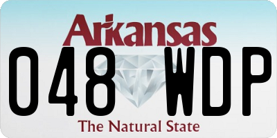 AR license plate 048WDP