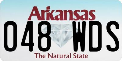 AR license plate 048WDS