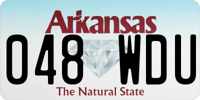 AR license plate 048WDU