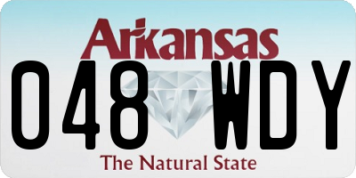 AR license plate 048WDY