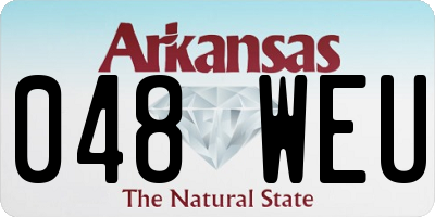 AR license plate 048WEU