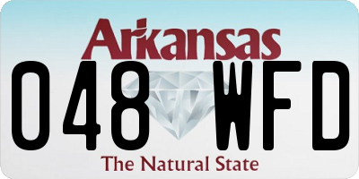 AR license plate 048WFD