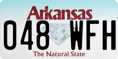 AR license plate 048WFH