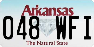 AR license plate 048WFI