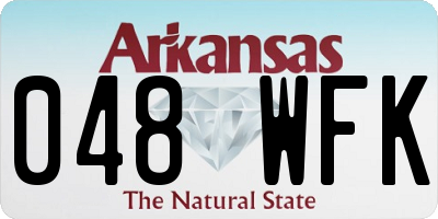AR license plate 048WFK