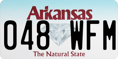 AR license plate 048WFM