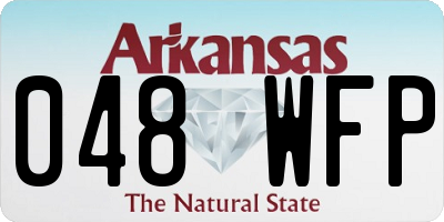 AR license plate 048WFP