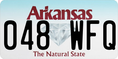 AR license plate 048WFQ