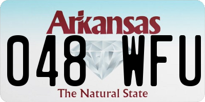 AR license plate 048WFU
