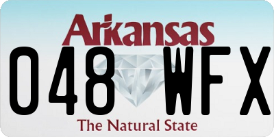 AR license plate 048WFX