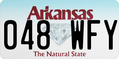 AR license plate 048WFY