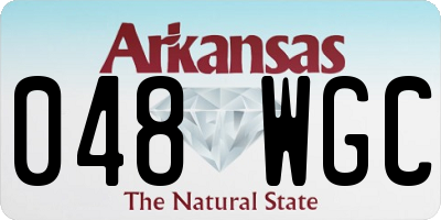 AR license plate 048WGC