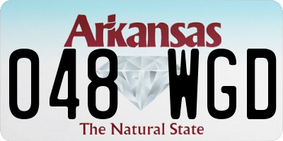 AR license plate 048WGD