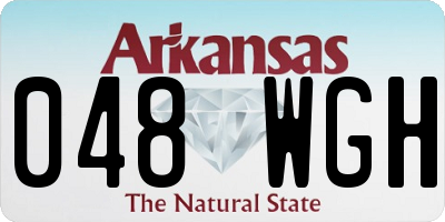 AR license plate 048WGH