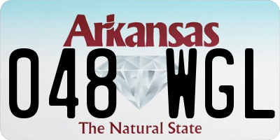 AR license plate 048WGL